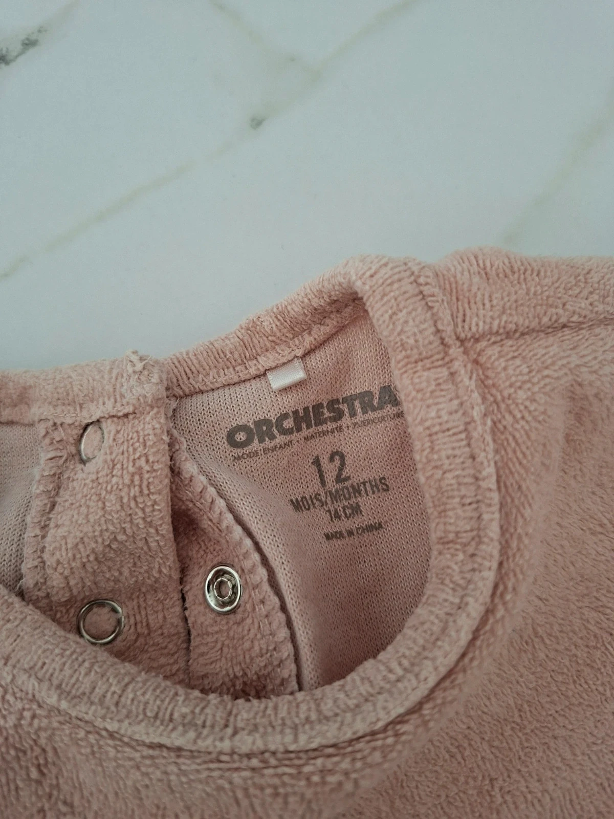 Lot van 2 pyjamas 2-delig 12 maanden 74cm - Orchestra – photo 4
